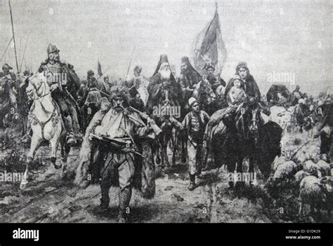 The Battle of Kosovo: A Symphony of Swords and Banners Led by Sultan Murad I,